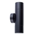 UP/DOWN GU10 Exterior Wall Pillar Spot Lights (Black Aluminium) IP65