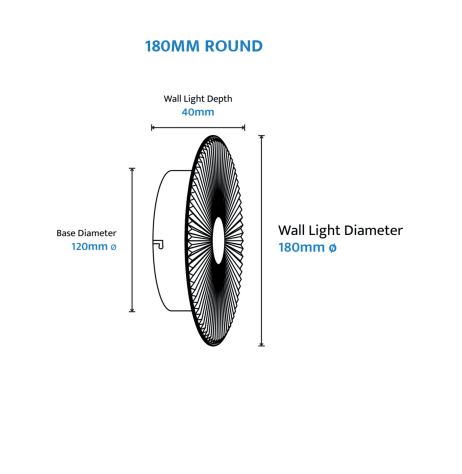 Bilby Crystalline 150mm Wall Light Chrome