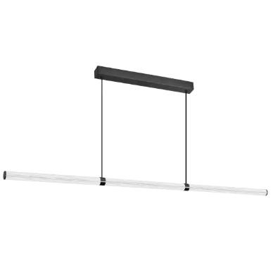 Charm 2500mm Linear LED Pendant black