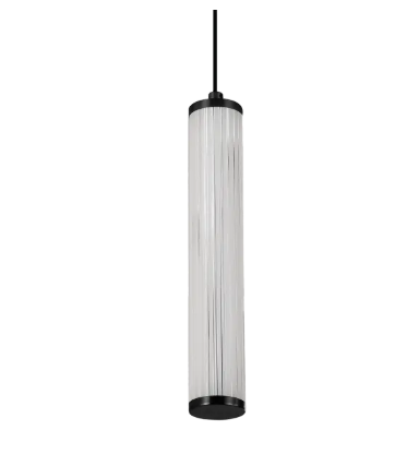 Charm - 1 Dropper LED Pendant black