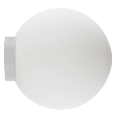 Crest Orb Ø120 Wall Light White/Opal