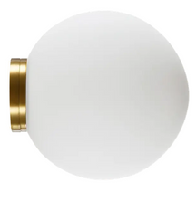 Crest Orb Ø120 Wall Light White/Opal