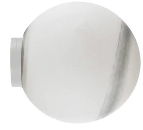 Crest Orb Ø120 Wall Light White/Opal