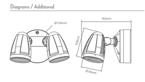 Muro-Max-32s 32W Twin Spotlight