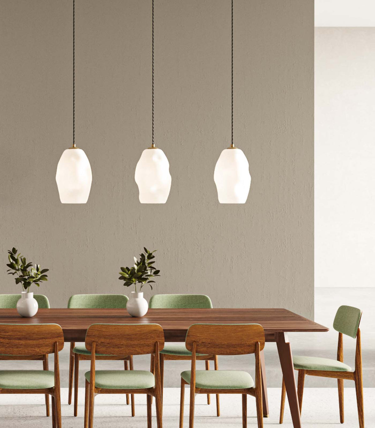 ORGANIC PENDANT LIGHT WHITE