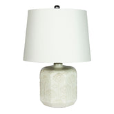 Bikki White Ceramic Complete Table Lamp W/harp - Table Lamp - Lux Lighting