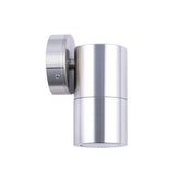 SINGLE FIXED GU10 Exterior Wall Pillar Spot Lights (Anodized Aluminium) IP65