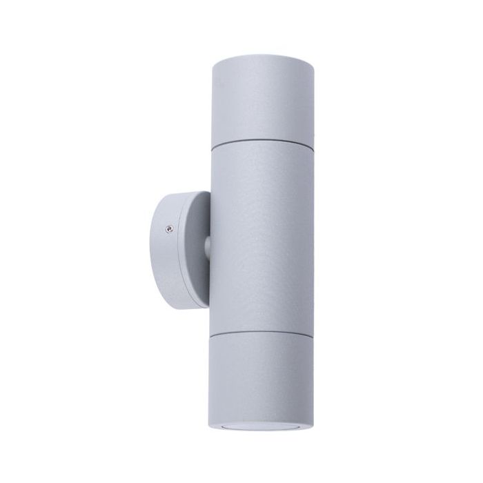 UP/DOWN GU10 Exterior Wall Pillar Spot Lights (Matte Grey) IP65