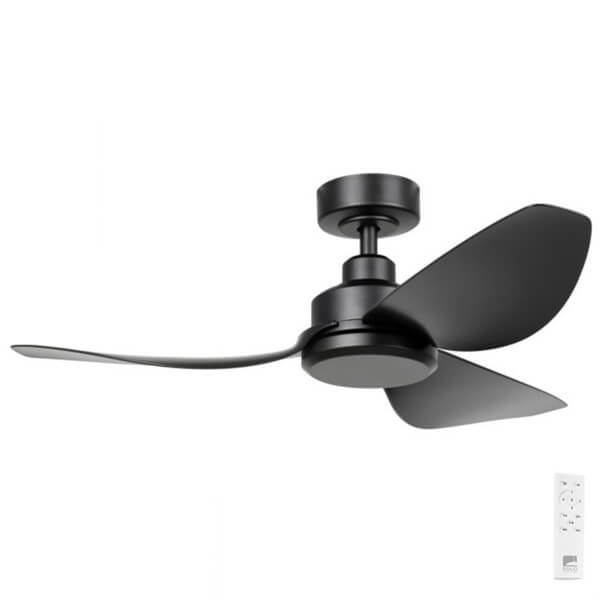 Torquay 48 Dc Fan Blk - Ceiling Fan - Lux Lighting