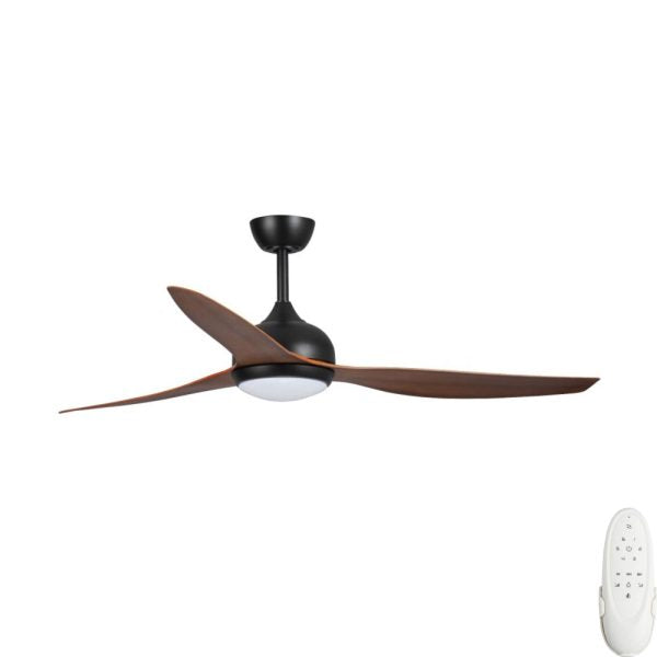 Fanco Eco Style DC 60 BLACK with light - Ceiling Fan - Lux Lighting