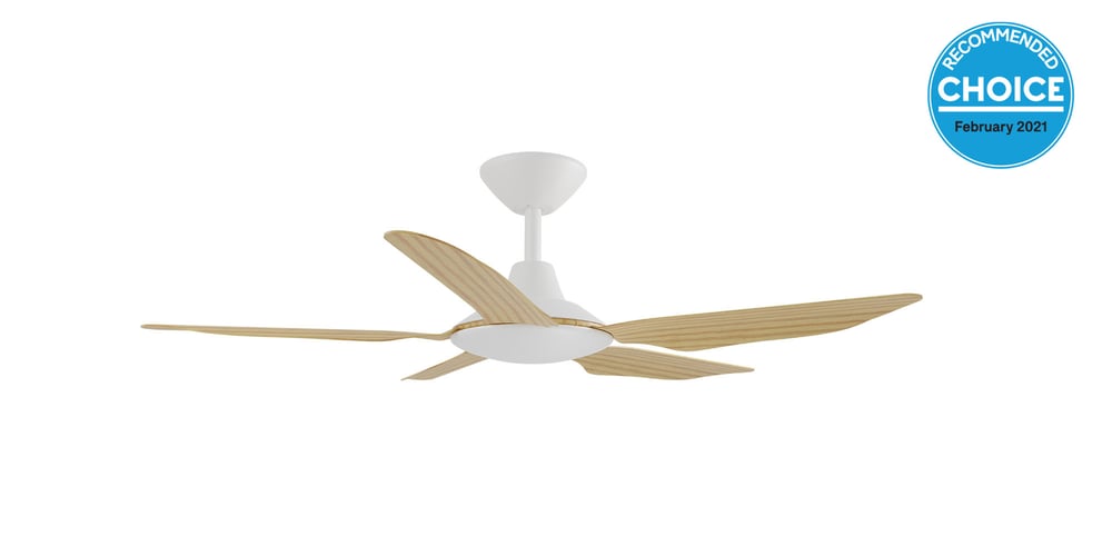 Storm DC 42 White no light - Ceiling Fan - Lux Lighting