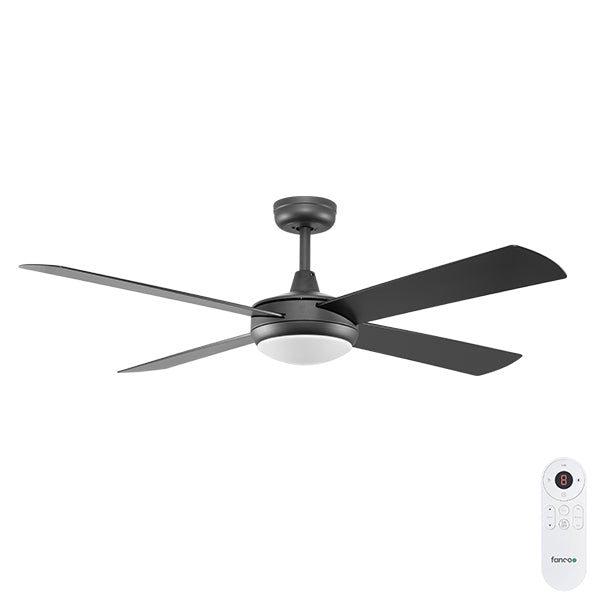 Fanco Eco Silent Deluxe Abs - 56 142cm- Smart Remote - Cct Led - Ceiling Fan - Lux Lighting