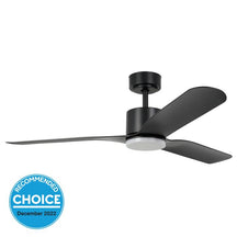 Iluka 52 Dc Fan 18w Led Tri-col Blk/wood - Ceiling Fan - Lux Lighting