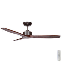 Model 2021 Wynd Dc - 54 - Matt BLACK Motor - Handcrafted Timber Natural Blades - Ceiling Fan - Lux Lighting