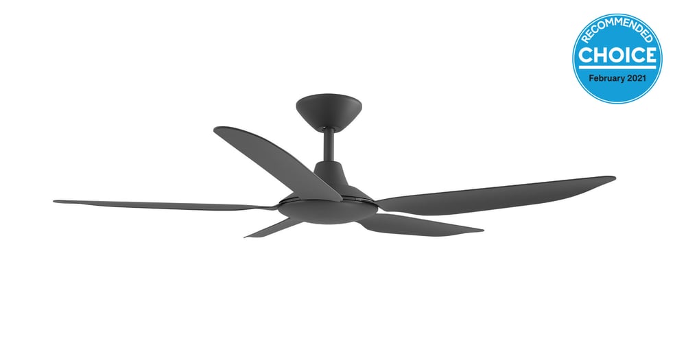 Storm DC 56 White no light - Ceiling Fan - Lux Lighting