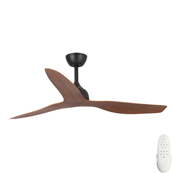 Fanco Eco Style Dc - 52 132cm - BLACK Motor - BLACK Blades - No Light - Ceiling Fan - Lux Lighting